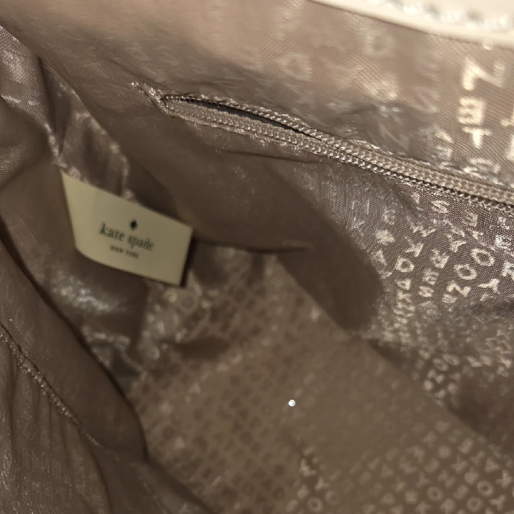 Kate Spade Eel Skin Cream Shoulder Bag - Picture 7 of 9